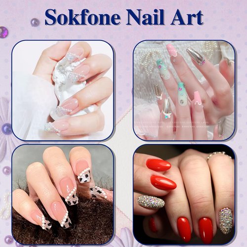 3 Sheets Face Gems Self Adhesive Rhinestones Stick on Face Jewels Stickers Decorations for Face, Makeup, Nail, Crafts (Navy Blue)