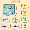 Suction Cup Toy for Baby Age 3, Suction Toys 40PCS Kids Bath Toys Ages 4-8, Toddler Window Shower Bathtub Building Toys, Montessori Sensory Stress Release Gifts for 6-8 Years Old Boys Girls