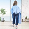 TILYIALA Kids Hair Cutting Cape,Kids Barber Cape Salon Capes for Hair Stylist Haircut Hairdresser Cape Barber Supplies (Blue Whale)