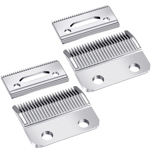 Mudder 2 Sets Professional Replacement Clipper Blades, 2 Holes Adjustable Hair Clippers Parts Blades Compatible with Cordless Magic #8148, Cordless Designer #8591, Cordless Senior #8504