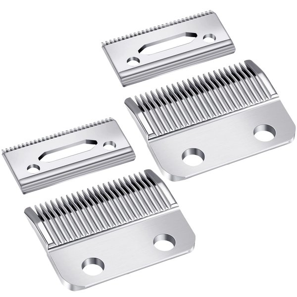 Mudder 2 Sets Professional Replacement Clipper Blades, 2 Holes Adjustable Hair Clippers Parts Blades Compatible with Cordless Magic #8148, Cordless Designer #8591, Cordless Senior #8504
