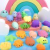 100 Pcs Mochi Squeeze Toys (Random) Kawaii Mochi Squishies Toy for Kids, Mini Soft Stress Relief Toy for Birthday Party Favors, Easter Egg Fillers, Classroom Prize, Pinata Loot Goodie Bag Filler