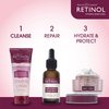 Retinol Anti-Aging Gel Cleanser – Gently Cleans Impurities From Pores & Exfoliates for Soft, Smooth Skin – Antioxidant-Rich Micro-Beads w/ Vitamin A & E Maximize Renewing Benefits Of Retinol