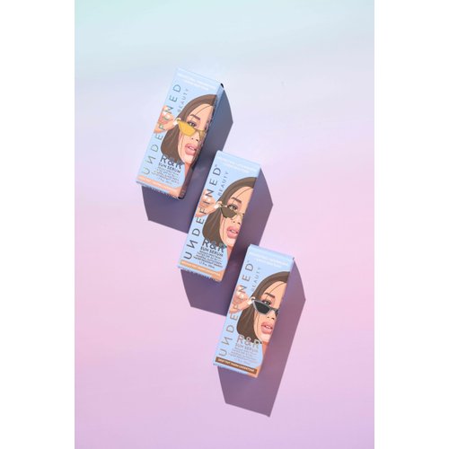 Undefined Beauty R&R Sun Serum SPF 50 Tinted Mineral Sunscreen PA++++ Reformulated Medium Tint, infused with Niacinamide, 40 min Water Resistant, bluelight protection, 1.7oz