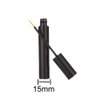 Lasenersm Matte-Black 5ml Aluminum Empty Eyeliner Tubes Refillable with 2 Mini Plastic Funnels for Eyelash Growth Liquid, False Eyelashes Glue, etc.