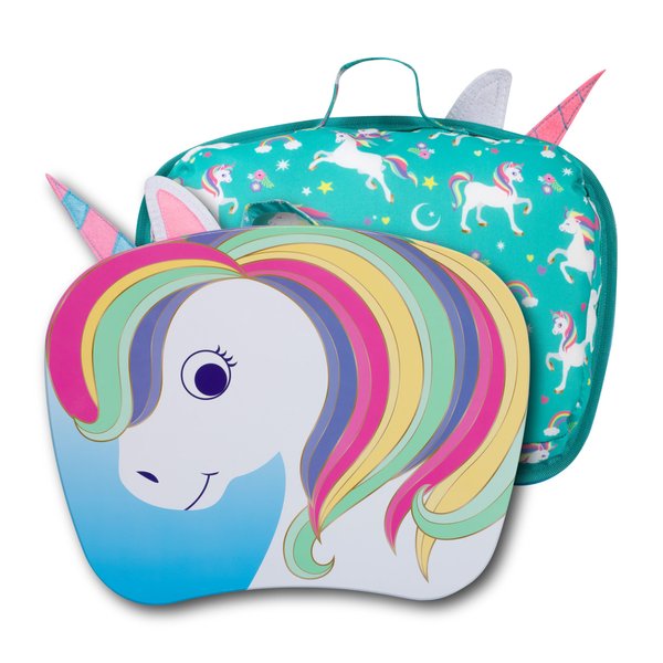 LAPGEAR Lap Pets Lap Desk for Lil’ Kids - Unicorn - Fits up to 11.6 Inch Laptops - Style No. 46747