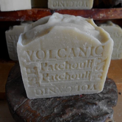 All Natural Volcanic Ash Natural 7+ oz Bar Soap with Patchouli Handmade