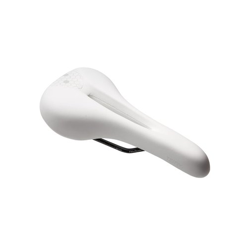 Terry Fly Cromoly Bicycle Saddle - Bicycle Seat for Men - Flexible & Comfortable - Dura-Tek Cover - Black - White,