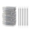 ATOMUS Body Piercing Needles, 14G 16G Stainless Steel Sterile Disposable Ear Nose Navel Nipple Lip Piercing Needles (100pcs 16G)
