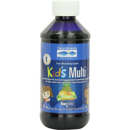 Trace Minerals | Kid&#39;s Multi Liquid Multivitamin Supplement with Vitamin C, Zinc, &amp; Minerals | Su...