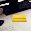 Kisangel 2Pcs Fake Gold Bar Golden Brick Replica Bullion Decorative Movie Prop Novelty Gift Pirate Party Supplies