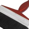 uxcell 1 Pack Paint Brushes, 6-Inch Wide Wall Paint Brush Black Bristle Flat Tip Paint Brush for Walls Decking Fence Furniture Painting Brush, Burgundy Red Handle Oil Paint Brush