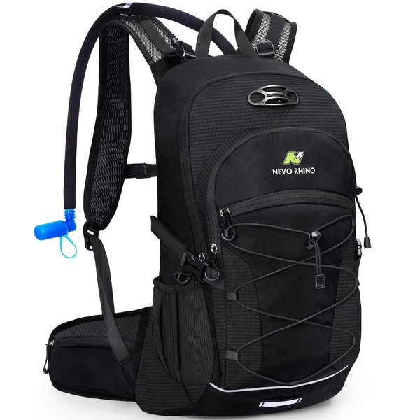 Hydration Backpack 3L Water Bladder, Hiking Water Backpack with Rain Cover, Insulation Hydration Daypack Rucksack for Cycling
