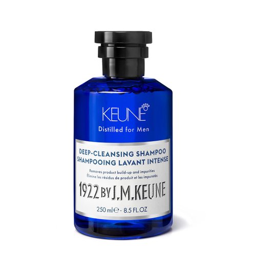 1922 by J.M. Keune Deep Cleansing Shampoo, Clarifying & Strengthening Cleanser for Men, 8.5 Fl Oz