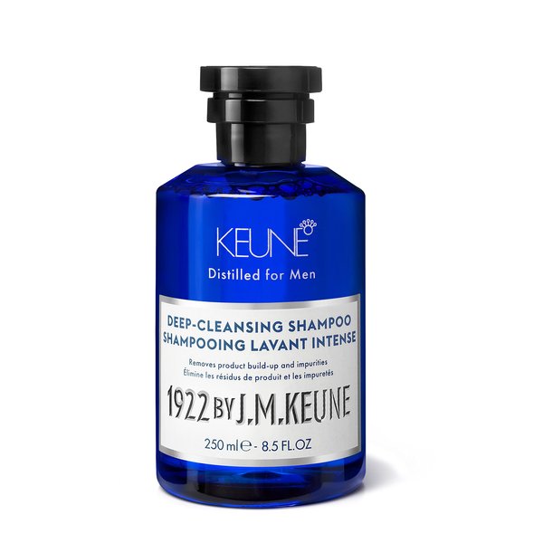 1922 by J.M. Keune Deep Cleansing Shampoo, Clarifying & Strengthening Cleanser for Men, 8.5 Fl Oz