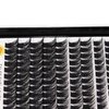 Bodermincer Lash Clusters D Curl Black/Light Brown/Dark Brown/Black Brown 10-12-14/12-14-16/16-18-20mm Mixed Lash Clusters Kit For Beginner (M01# 12-14-16mm Mixed)