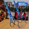Suvorna 5.5" Hair Cutting Scissors Professional with Thinning Shears for Hair Cutting | 2 Pcs Hair Cutting Shears | RightHand Professional Hair Scissors | Barber Shears Set | Hair Shears Professional.