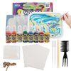 MystiCabin Marbling Paint Kit for Kids Water Art Paint Set-8color