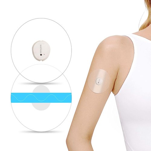Adhesive Patches Pre-Cut for Dexcom G7 – Pack of 20 – Waterproof & Transparent Overpatches for 10-14 Days, Continuous Glucose Monitor Sensor Cover-GTAGKOMMEN
