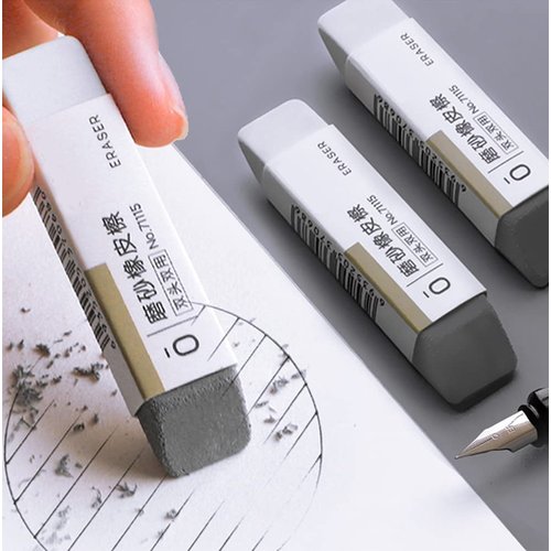 Sand Eraser 3-Pack, Designed to Remove Colored Pencil and Ink Markings