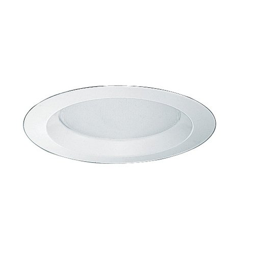 Juno Lighting 20-PW 6-Inch Albalite Trim with Reflector with Torsion Springs, Plastic White