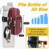 Bottle Pouch Gym Water Caddy with Phone Holder, Water Bottle Sleeve Bag with Pocket for Cards, Keys, Wallet, Gym Bottle Accessories for Men Women