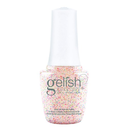 Gelish MINI Lots Of Dots Soak-Off Gel Polish, Sparkly Gel Nail Polish, Sparkly Nail Colors, 0.3 oz.