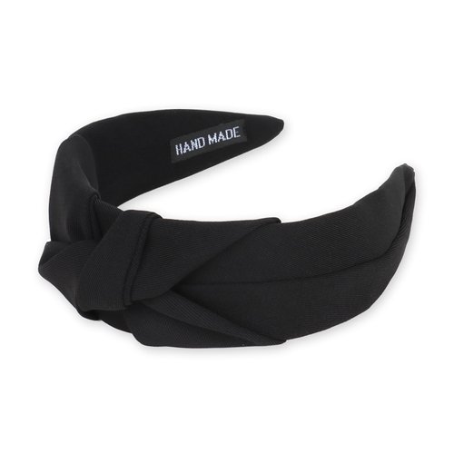 Amariver Black Headband Knotted Wide Headband for Women Top Knot Hair Band Non-slip Head Band Soft Fashion Hair Accessories for Women Girls