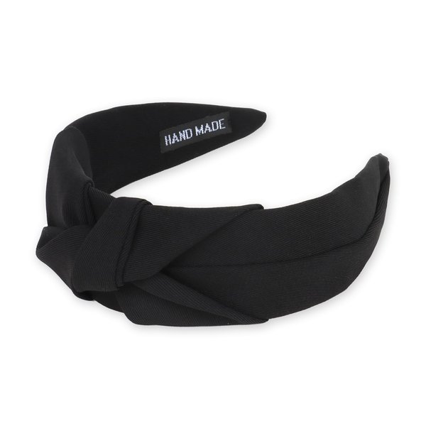Amariver Black Headband Knotted Wide Headband for Women Top Knot Hair Band Non-slip Head Band Soft Fashion Hair Accessories for Women Girls