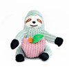 Patchworkpet Playful Sloth 10" Interactive Dog Toy