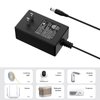 12V 3A Power Supply Adapter with ETL Certificate,GINGSOW AC 100-240V to DC 12V LED Driver Max 36W 5.5MM x 2.1MM DC Output Jack with 1.5M Long Cable for LED Strip Light, CCTV Security System, Router