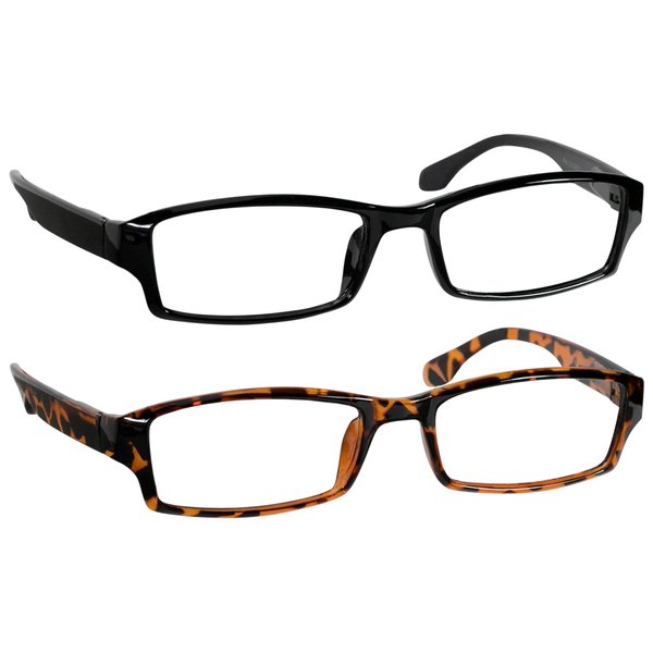 TruVision Readers Reading Glasses - 9501HP -2-BLACK-TORTOISE-500