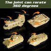 XDUOYJOY Military Tank Toy Sets with Launchable Missiles, Army Toys with 9 Vehicles, Helicopter Trucks Army Men Action Figures, Birthday Gift for Boys Age 4-7