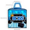 HAPPARTY BOSS Party Favor Boxes 24 PCS,Blue BOSS Boy Gift goodie boxes, boss birthday favor candy treat boxes, boss 1st 2nd birthday decorations, boss birthday party supplies