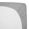 American Baby Company 3 Pack Fitted Mini Crib Sheet 24" x 38", Soft Breathable Neutral 100% Cotton Jersey Portable Sheet, Gray, for Boys and Girls, Fits Most Pack N Play Mattresses