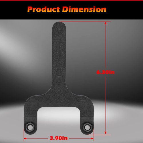 Rear Bar Pin Flag Nut Kits for Jeep - Fix Rear Upper Shock Mount, Suitable for 1984-2001 Cherokee XJ-1082 4WD 2WD (Black, 2-Set)