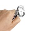 WICKED 316 Stainless Steel 2 5/8” Swivel Eye Trigger Snap Hook and Split Ring for Scuba - Set of 2 Each