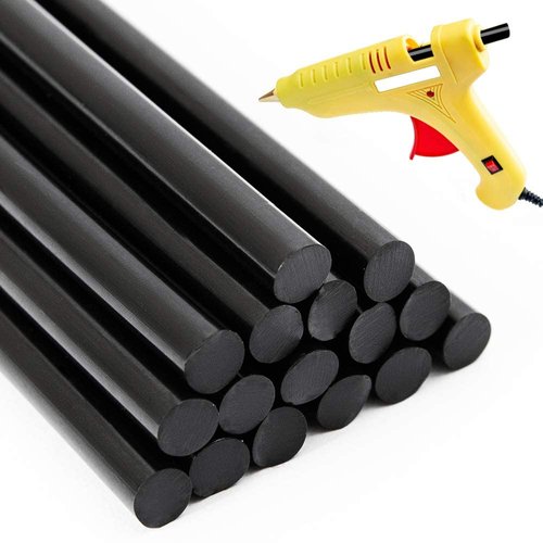 16PCS Keratin Gun Bond Glue Sticks - Professional Hair Adhesive Sticks Dent Puller Glue Sticks(Bl...