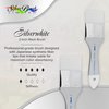 Silver Brush Limited 1514S2 Silverwhite Wash Brush, Gouache, Oil, and Watercolor Brush, Size 2 Inch, Short Handle