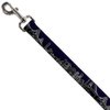 Dog Leash San Francisco Vivid Skyline Midnight Blue 4 Feet Long 0.5 Inch Wide