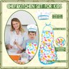 KAEGREEL Kids Baking Chef Set, 26Pcs with Dinosaur Apron & Hat Role Play Cooking Chef Cooking Dress Up Toys, Pretend Play Kitchen Toys Gifts for Boys Girls Aged 3-8