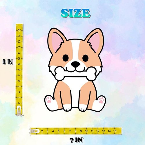 Kawaii corgi Birthday Banner Dogs Party Supplies | Birthday Decorations for Dog Theme Party