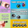 28 Pcs Magnetic Balls Fidget Toy, Adult Fidget Toys, Magnet Balls Can Replace Ferrite Putty, Office Desktop Decoration, Stress Relief, Anti Anxiety Magnetic Balls,Executive Desk Toys (Black)