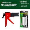 PC Products PC-Super Epoxy Adhesive Paste Kit, Two-Part with 50ml Cartridge and PPM-50 Dispensing Gun, Translucent 588