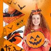 Gaduupa Halloween Headband Witch Hat Headband Mini Witch Hat Spider Web Hair Hoop Halloween Hair Accessory for Women (Style A)