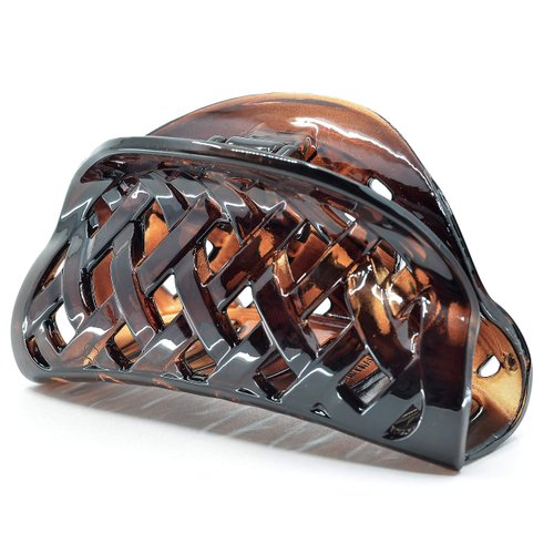 Camila Paris CP1807 French Hair Clip for Women Thick Hair for Long Curly Wavy Hair, Girls Hair Claw Clips Jaw, Durable Styling Big Claw Clip for Thick Hair, Strong Hold No Slip Grip, Made in France