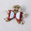 Girls Glitter Christmas Gingerbread Man Hair Bow Clips Barrettes Cute Sparkly Gold Alligator Hairpins 3in Christmas Party Dress Outfits Decorative Accessories Kids Xmas Gift