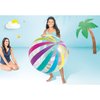 Intex Jumbo Inflatable 42" Giant Beach Ball - Crystal Clear with Translucent Dots, 1 Pack