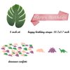 Dinosaur Party Decorations Supplies Kit, Hombae Dinosaur Birthday Decorations for Girl, Dinosaur Theme Banner, Balloons, Cake Toppers, Paper Fans with Dinosaur Cut-Outs, Honeycomb Balls Pom Poms, ROAR