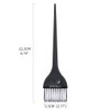 Hair Colouring Tool Set - Wide Hair Colouring Brush with Soft bristles and Double Row Design. Mini Hair Colour Cream Stirrer, Pointed Tail Comb. (Black, Black + White Bristles Set B)…